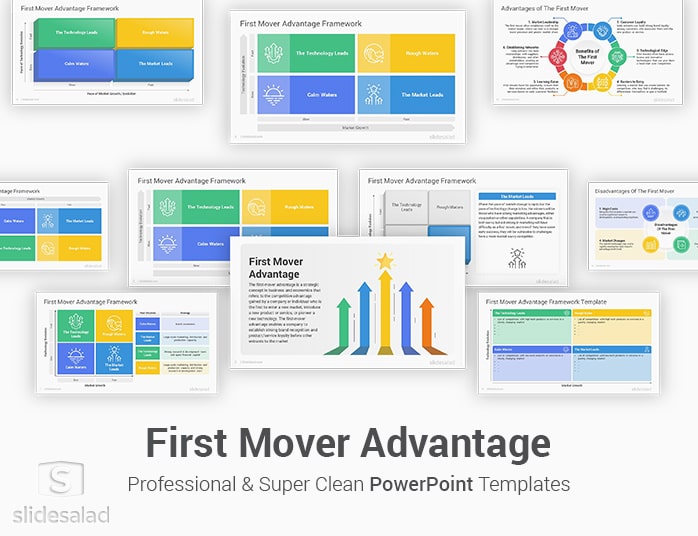 First Mover Advantage PowerPoint Template