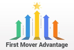 First Mover Advantage PowerPoint Template