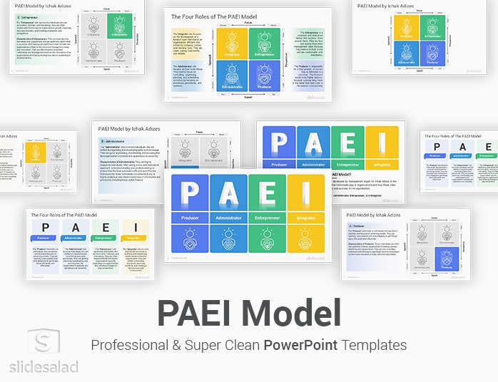 PAEI Model PowerPoint Template Designs