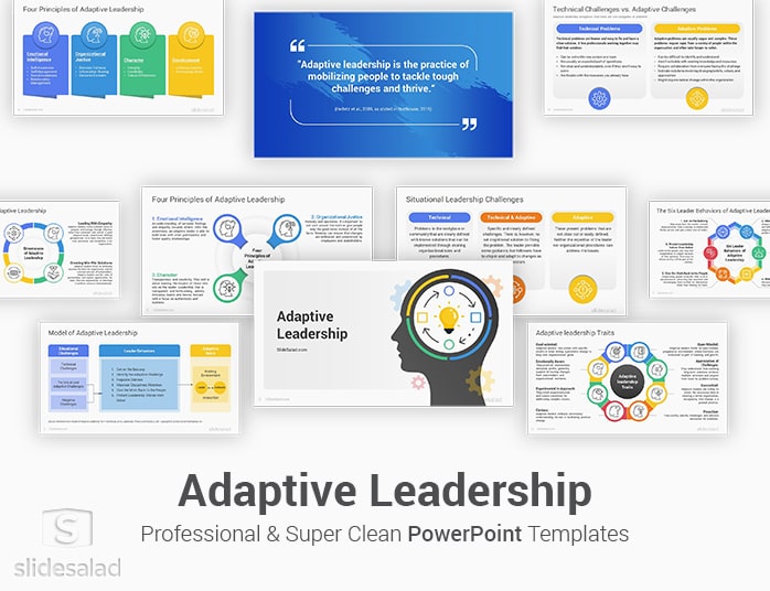 Adaptive Leadership Model PowerPoint Templates