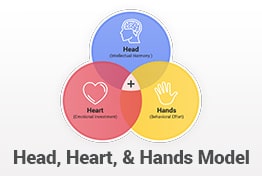 Head Heart and Hands Model PowerPoint Templates