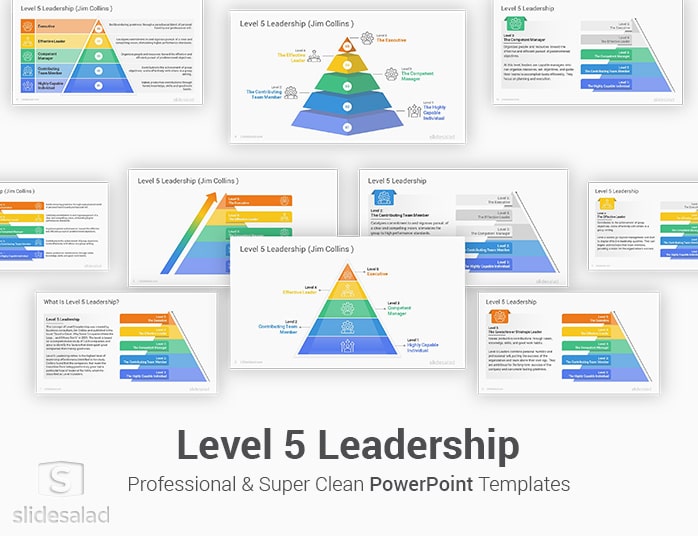 Level 5 Leadership PowerPoint Templates