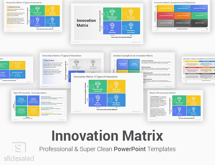 Innovation Matrix PowerPoint Templates Slides