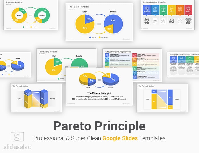 Pareto Principle Google Slides Template Designs