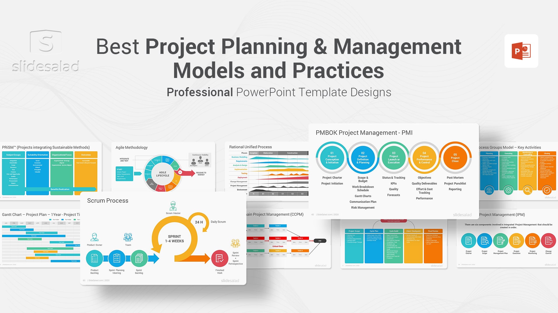 Best Project Planning and Management Models and Practices PowerPoint Templates