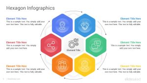 Hexagon Infographics PowerPoint Template Designs - SlideSalad