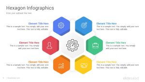 Hexagon Infographics PowerPoint Template Designs - SlideSalad