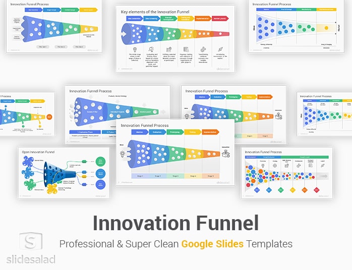 Innovation Funnel Google Slides Template - SlideSalad