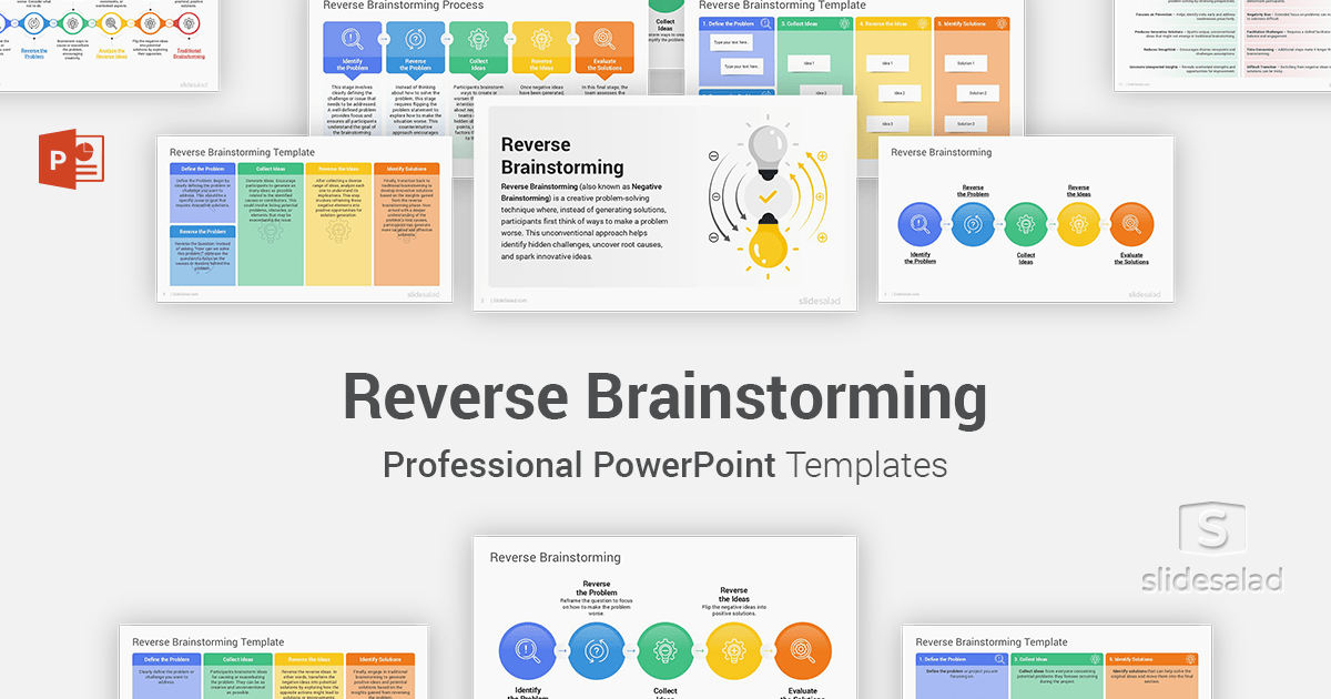 Reverse Brainstorming PowerPoint Template Designs - SlideSalad