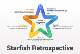 Starfish Retrospective PowerPoint Templates